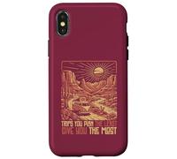 Voyage en Voiture spontané et imprévu, Aventure Groovy Vintage des années 70 Coque pour iPhone X/XS