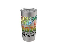 Voyage entre filles 2026 : Souvenirs ensemble, vacances d'été à Muscat Gobelet isotherme en acier inoxydable double paroi