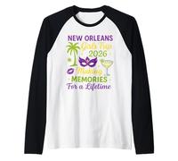 Voyage Entre Filles à la Nouvelle-Orléans 2026, Bachelor Besties Party Matching Manche Raglan
