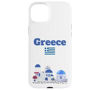 Voyage Grec Souvenir Amateur d'architecture Grecque Drapeau de la Grèce Coque pour iPhone 15 Plus