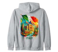 Voyage Italie Drapeau Italie Vacances Souvenir Florence Sweat à Capuche