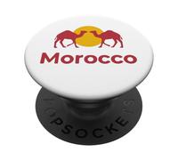 Voyage Maroc Desert Cadeau Passionné par Culture Marocaine PopSockets PopGrip Adhésif