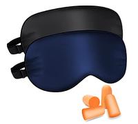 Voyage Masque De Nuit - Masque De Sommeil De Voyage Masque De Sommeil Avec Sangle Réglable Masque De Sommeil Pour Bouchons d‘Oreille Masque De Voyage Pour Hommes Et Femmes Masque Pour Dormir
