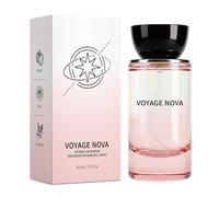 VOYAGE NOVA Parfum romantique floral et fruité pour femme Coffret cadeau | S'ouvre sur des notes de litchi sucré, révèle un cœur de rose et de pivoine, et repose sur un fond de patchouli. 50 ml.