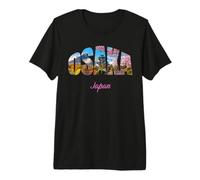 Voyage Osaka Japon T-Shirt Haut de Gamme