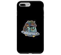 Voyage OVNI en Famille Extraterrestre drôle avec Bagage Coque pour iPhone 7 Plus/8 Plus