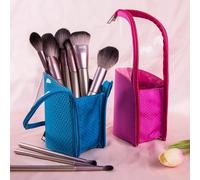 Voyage Portable Maquillage Porte-Brosse Anti-Poussiere Maquillage Sac De Rangement Cosmetique Brosse Organisateur Femmes Brosse Organisateur Maquillage Outils
