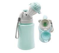Voyage Potty Portable Travel Toilet pour tout-petit Travel Baby Nitty Pee Bottle Portable Kids Potty for Boys Car Camping Travel Bleu