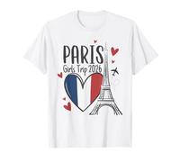 Voyage pour Filles à Sassy Paris 2026, Vacances et retrouvailles pour Enfants T-Shirt