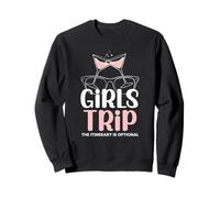 Voyage pour Filles L'itinéraire est facultatif (Graphique du Week-End) Sweatshirt