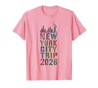 Voyage rétro à New York City Trip 2026 Besties Vacay Travel Vacances T-Shirt