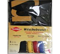 Kleiber 93206 Sacs à Linge Noir/Jaune Motif « Laundry »