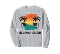 Voyage sur l'île d'Okinawa, Japon Vacances d'été touristiques Sweatshirt