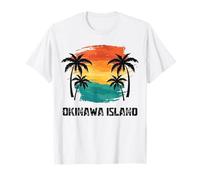 Voyage sur l'île d'Okinawa, Japon Vacances d'été touristiques T-Shirt