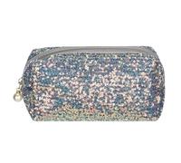 Voyage Trousse de Maquillage Paillettes Set Sac à cosmétiques à paillettes de grande capacité, sac à crayons à paillettes, organisateur de cosmétiques, pochette à fermeture éclair de maquillage, sac à