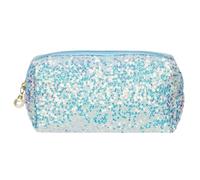 Voyage Trousse de Maquillage Paillettes Set Sac de maquillage à paillettes de grande capacité, sac à stylos à paillettes sirène, sac de rangement de cosmétiques, pochette à fermeture éclair de maquill