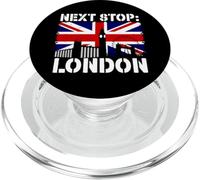 Voyage Vacances d'été Londres Next Stop Vacay Vibes Souvenir PopSockets PopGrip pour MagSafe