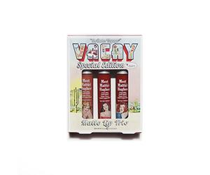 Voyage Vacay Matte Lip Trio Special Edition by the Balm for Women - 3 Pc 0.25oz Lipstick - Persistent, 0.25oz Lipstick - Charismatic, 0.25oz Lipstick - Adventurous
