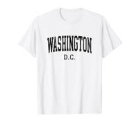 Voyage Vintage à Washington D.C. T-Shirt Graphique avec Valeur