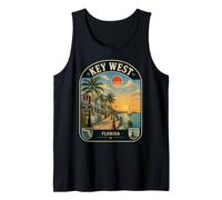 Voyage Vintage dans Les Keys de Floride à Key West en Floride Débardeur