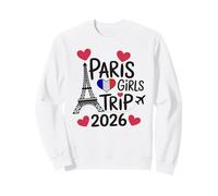 Voyage Vintage pour Filles À Paris 2026 Les Meilleures Vacances de Tous Les Temps Sweatshirt