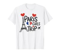 Voyage Vintage pour Filles à Paris : Meilleures amies, Mamans, Vacances, Vacances, Meilleures sœurs T-Shirt