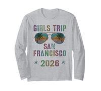 Voyage Vintage pour Filles à San Francisco 2026 Vacances Vacances Vacances Manche Longue