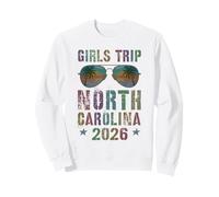 Voyage Vintage pour Filles en Caroline du Nord 2026 Vacay Vacay Vacances Voyage Sweatshirt