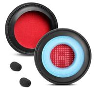 Voyager 4320 UC Coussinets d'oreille de rechange compatibles avec Poly Voyager 4300, Voyager 4310, Voyager 4210, Voyager 4220 Noir