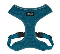 Voyager Aerolite Harnais Anti-Traction en Maille pour Chien avec léger, Doux, Respirant, Coutures réfléchissantes et Sangles réglables pour la Marche, la Course, Le Dressage, Robuste et Durable,