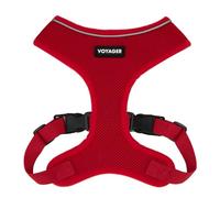 Voyager Aerolite Harnais Anti-Traction en Maille pour Chien avec léger, Doux, Respirant, Coutures réfléchissantes et Sangles réglables pour la Marche, la Course, Le Dressage, Robuste et Durable,