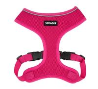 Voyager Aerolite Harnais Anti-Traction en Maille pour Chien avec léger, Doux, Respirant, Coutures réfléchissantes et Sangles réglables pour la Marche, la Course, Le Dressage, Robuste et Durable,