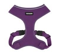 Voyager Aerolite Harnais Anti-Traction en Maille pour Chien avec léger, Doux, Respirant, Coutures réfléchissantes et Sangles réglables pour la Marche, la Course, Le Dressage, Robuste et Durable,