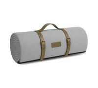Voyager Couverture de Pique-Nique - Gris à Chevrons - Tapis d'extérieur Extra Large 200 x 200 cm - Tapis imperméable et résistant au Sable pour 6 à 8 Personnes - Pliable avec poignée - Élégante