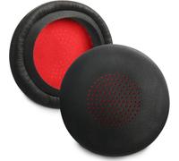 Voyager Focus UC B825 Coussinets de rechange compatibles avec Plantronics Voyager Focus UC B825, Blackwire 5220, 5210, 7225, 2 USB-A, mousse à mémoire de forme, cuir, noir