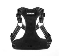 Best Pet Supplies Voyager Entièrement réglable Harnais Ajustable en Maille Filet Harnais avec Bande réfléchissante 3 m