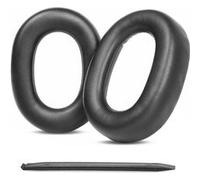 Voyager Surround 80 Coussinets de rechange compatibles avec casque Bluetooth Poly Voyager Surround 80 UC Coussinets d'oreille en cuir protéiné mousse haute densité Noir