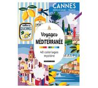 Voyages en Méditerranée - 40 coloriages mystère