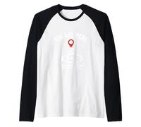 Voyageur de Vacances sous-Marin « You are Here » Manche Raglan