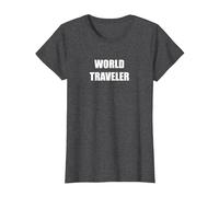 Voyageur du Monde T-Shirt, Femme, Chiné Foncé, 3XL