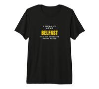 Voyageur : J'aime Vraiment Le Tourisme à Belfast T-Shirt Haut de Gamme