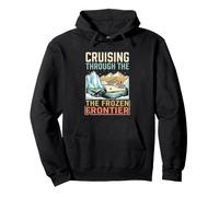 Voyageur naviguant à Travers la croisière Frozen Frontier Sweat à Capuche
