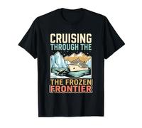 Voyageur naviguant à Travers la croisière Frozen Frontier T-Shirt