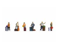 Voyageurs avec bagages (x6) - NOCH 15217 - HO 1/87
