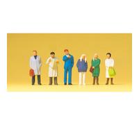 Voyageurs en attente (x6) - PREISER 14071 - HO 1/87