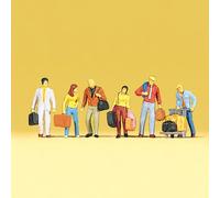 Voyageurs (x6), + Accessoires - PREISER 10115 - HO 1/87