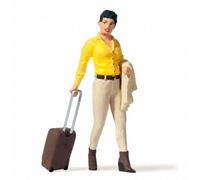 Voyageuse avec sa valise Unitaire -G 1/22.5-PREISER 45525