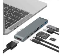 Voyagez à travers l'innovation : le compagnon idéal de votre MacBook, alliant style et fonctionnalité, avec un adaptateur multiport doté de