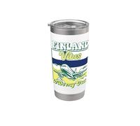 Voyagez en Finlande avec mon équipage Finlande Gobelet isotherme en acier inoxydable double paroi