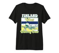 Voyagez en Finlande avec Mon équipage Finlande T-Shirt Haut de Gamme